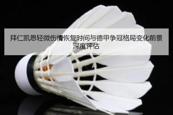 拜仁凯恩轻微伤情恢复时间与德甲争冠格局变化前景深度评估